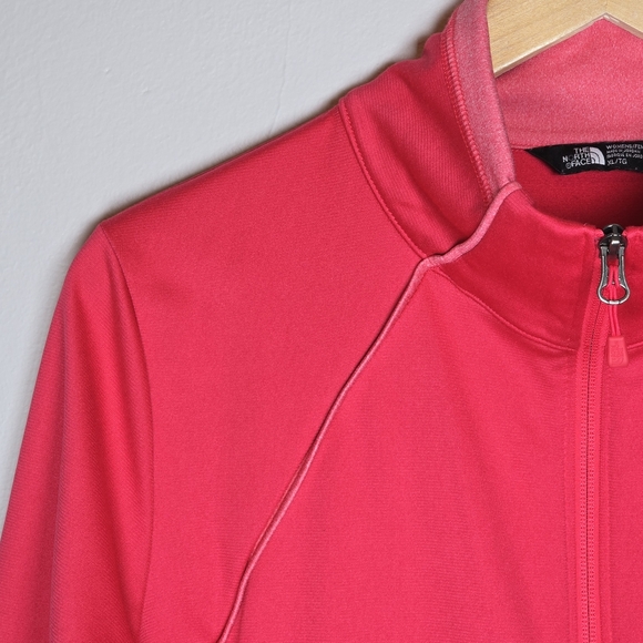 The North Face Women's 100 Confer Pink Full Zip Up Jacket Athleisure Outdoor XL - Picture 9 of 16